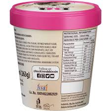 BASKIN ROBIN COOKIES N CREAM 450 ML - SuperMarcheStore