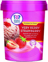 BASKIN ROBIN VERY BERRY STRAWBERRY 450 ML - SuperMarcheStore