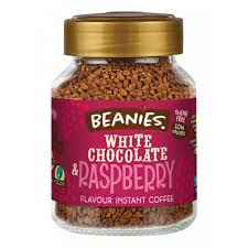 BEANIES INSTANT COFFEE WHITE CHOCO RASPBERRY 50 GM - SuperMarcheStore