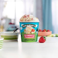 BEN & JERRY STRAWBERRY CHEESECAKE - SuperMarcheStore