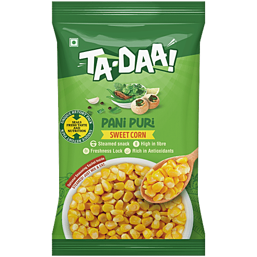 BOILED SWEET CORN KERNEL - SPICE UP WITH CHAT MASALA SEASONING, 225 G - SuperMarcheStore