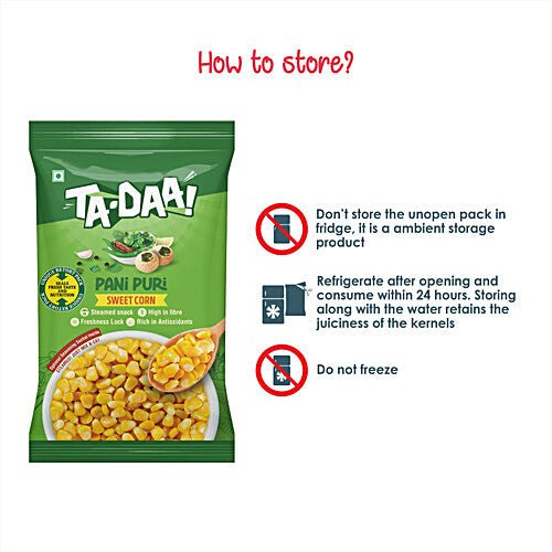 BOILED SWEET CORN KERNEL - SPICE UP WITH CHAT MASALA SEASONING, 225 G - SuperMarcheStore