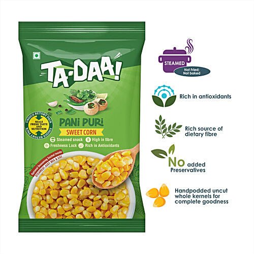 BOILED SWEET CORN KERNEL - SPICE UP WITH CHAT MASALA SEASONING, 225 G - SuperMarcheStore