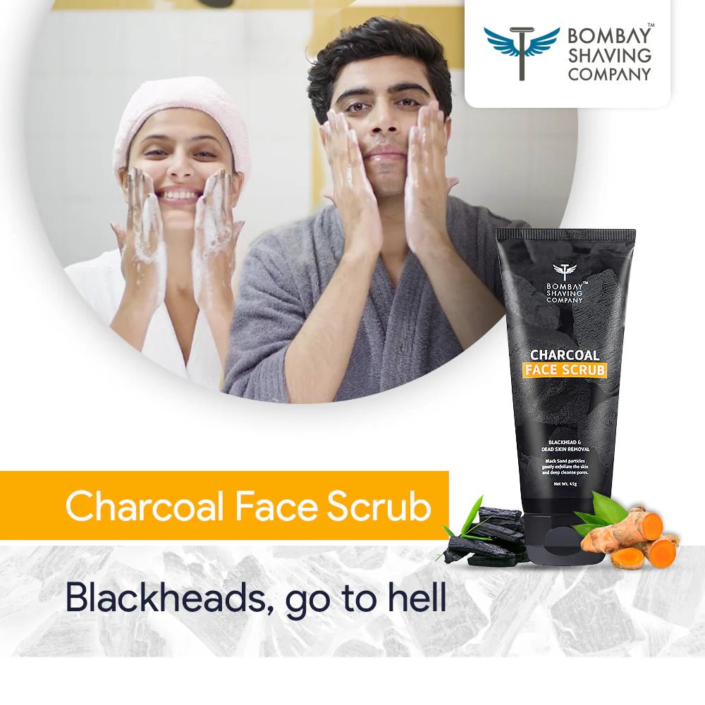 BOMBAY SHAVING COMPANY CHARCOAL FACE SCRUB 100G - SuperMarcheStore