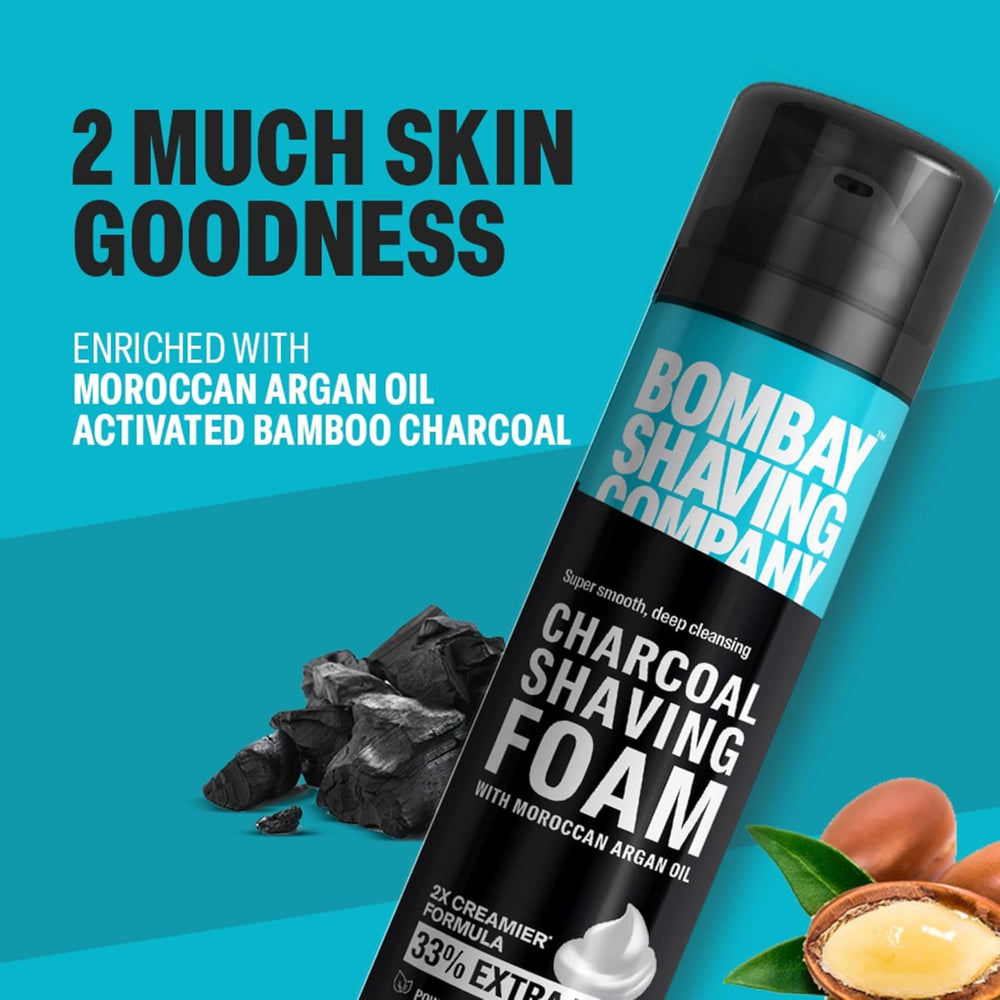 BOMBAY SHAVING COMPANY CHARCOAL SHAVING FOAM 266ML - SuperMarcheStore