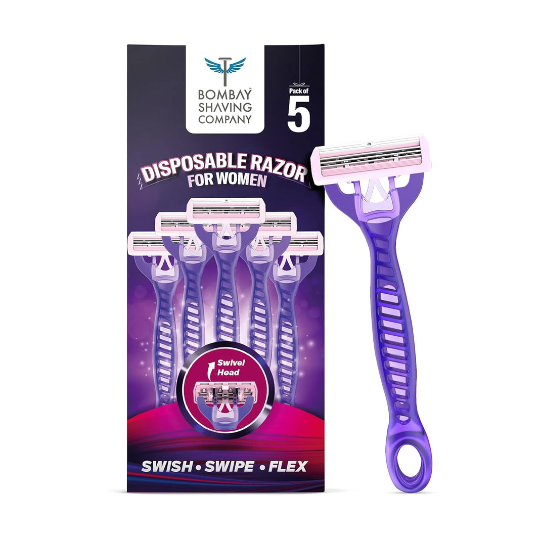 BOMBAY SHAVING COMPANY DISPOSABLE RAZORS FOR WOMEN 5N - SuperMarcheStore