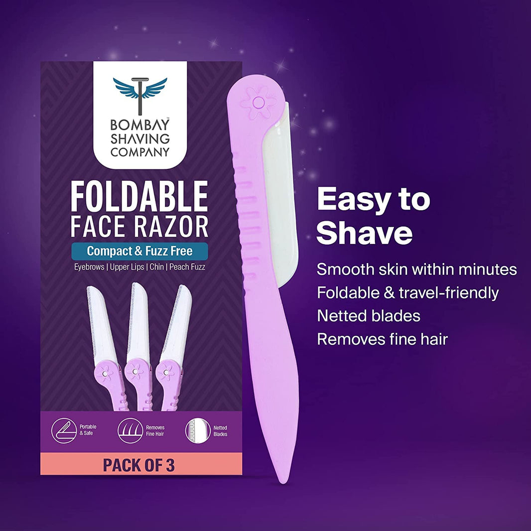 BOMBAY SHAVING COMPANY FOLDABLE FACE RAZOR 3N - SuperMarcheStore