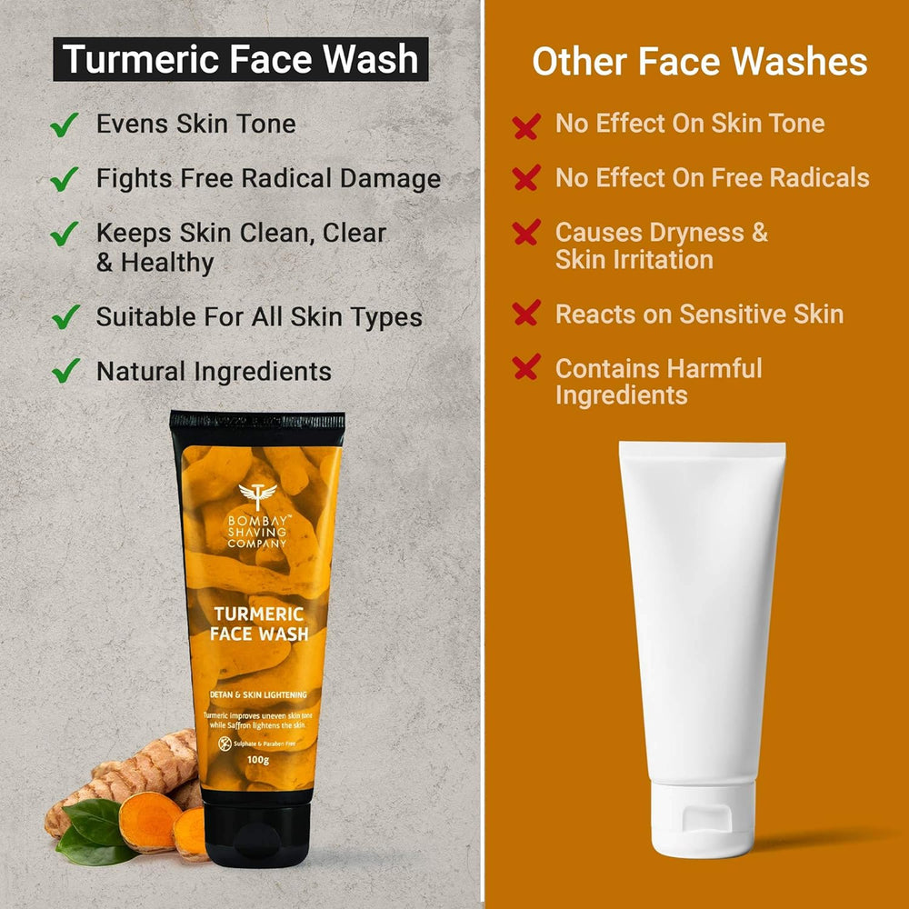 BOMBAY SHAVING COMPANY TURMERIC FACE WASH 100G - SuperMarcheStore