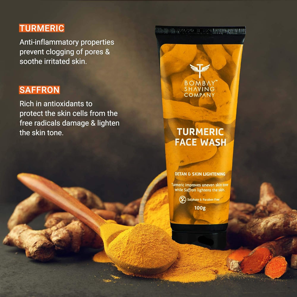BOMBAY SHAVING COMPANY TURMERIC FACE WASH 100G - SuperMarcheStore
