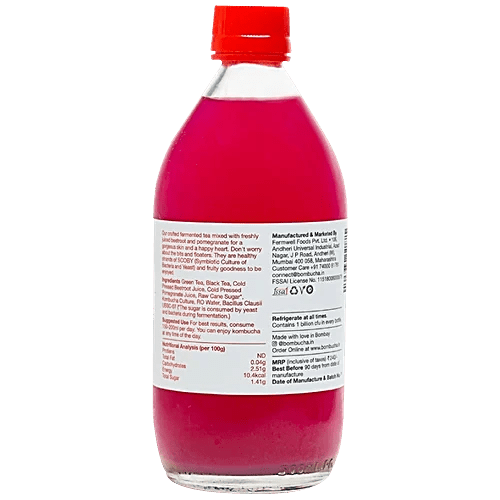 BOMBUCHA BEET POMEGRANATE 500ML - SuperMarcheStore