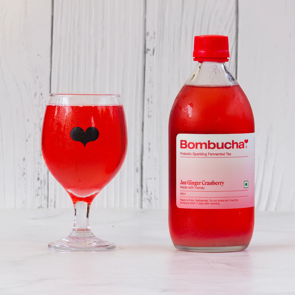 BOMBUCHA JUN GINGER CRANBERRY 500ML - SuperMarcheStore