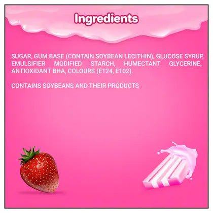 BOOMER BUBBLE GUM STRAWBERRY FLAVOUR 18.6 GM - SuperMarcheStore