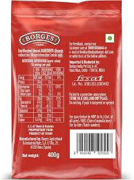 BORGES ALMONDS BLANCHED & PEELED 400GM - SuperMarcheStore