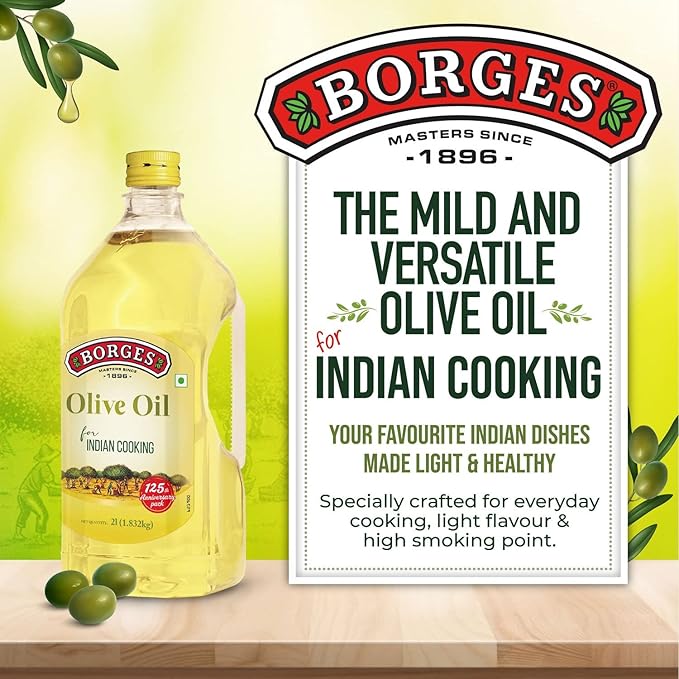 BORGES EXT LIGHT OLIVE OIL BT 2L - SuperMarcheStore