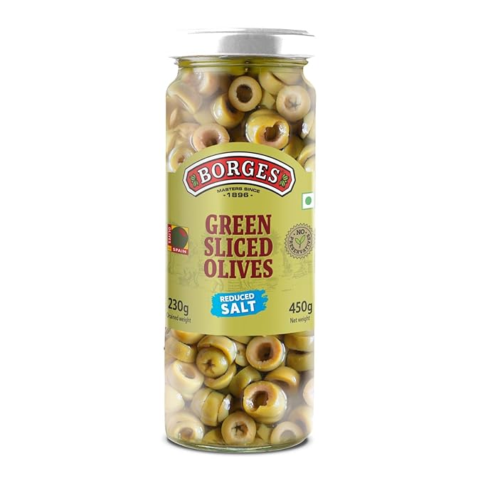 BORGES GREEN SLICED OLIVES - SuperMarcheStore