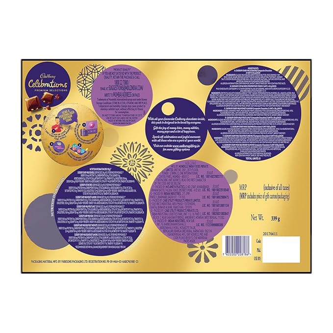 CADBURY CELEBRATIONS BOX 232 GM - SuperMarcheStore
