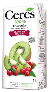 CERES CRANBERRY & KIWI 1 LTR - SuperMarcheStore