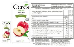 CERES FRUIT JUICE APPLE 1 LTR - SuperMarcheStore