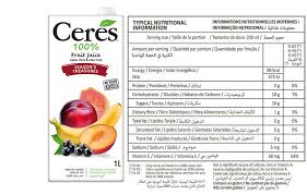 CERES FRUIT JUICE SEASON'S TRESURE 1 L - SuperMarcheStore