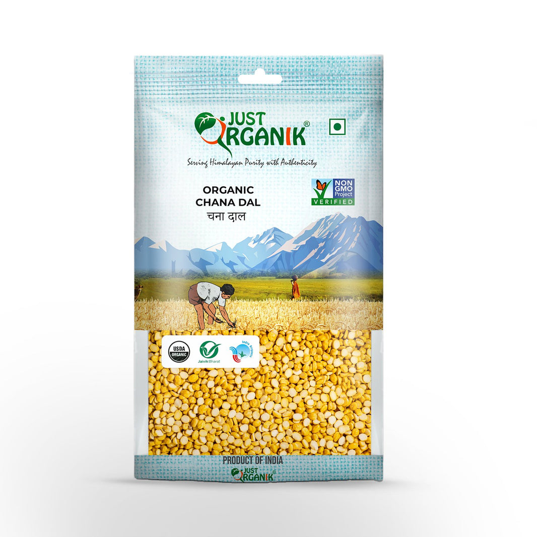 JUST ORGANIK CHANA DAL 500G