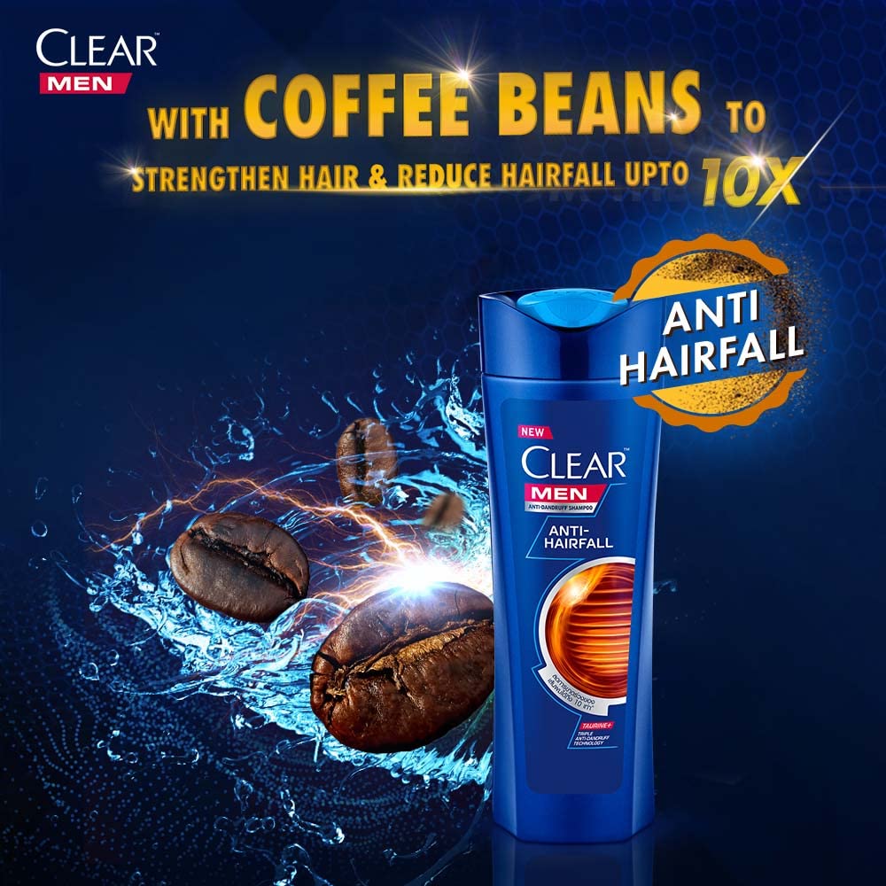 CLEAR ANTI HAIRFALL MEN ANTI DANDRUFF SHAMPOO - SuperMarcheStore