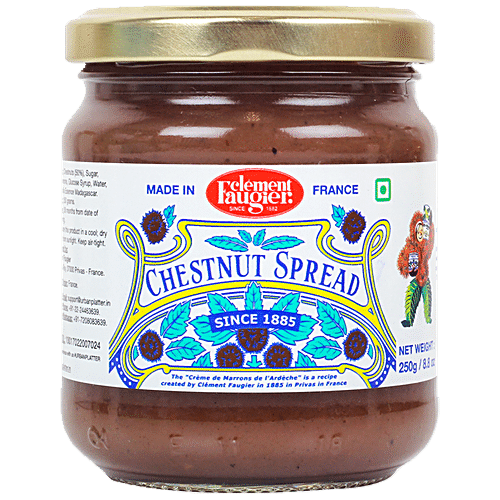 CLEMANTE FAUGIER CREAMY CHEST NUT SPREAD WITH VANILLA 250GM - SuperMarcheStore