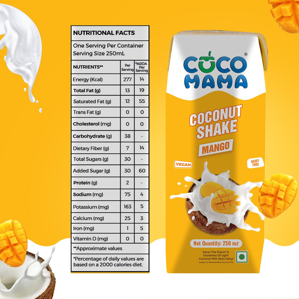 COCOMAMA COCONUT MILKSHAKE MANGO - SuperMarcheStore