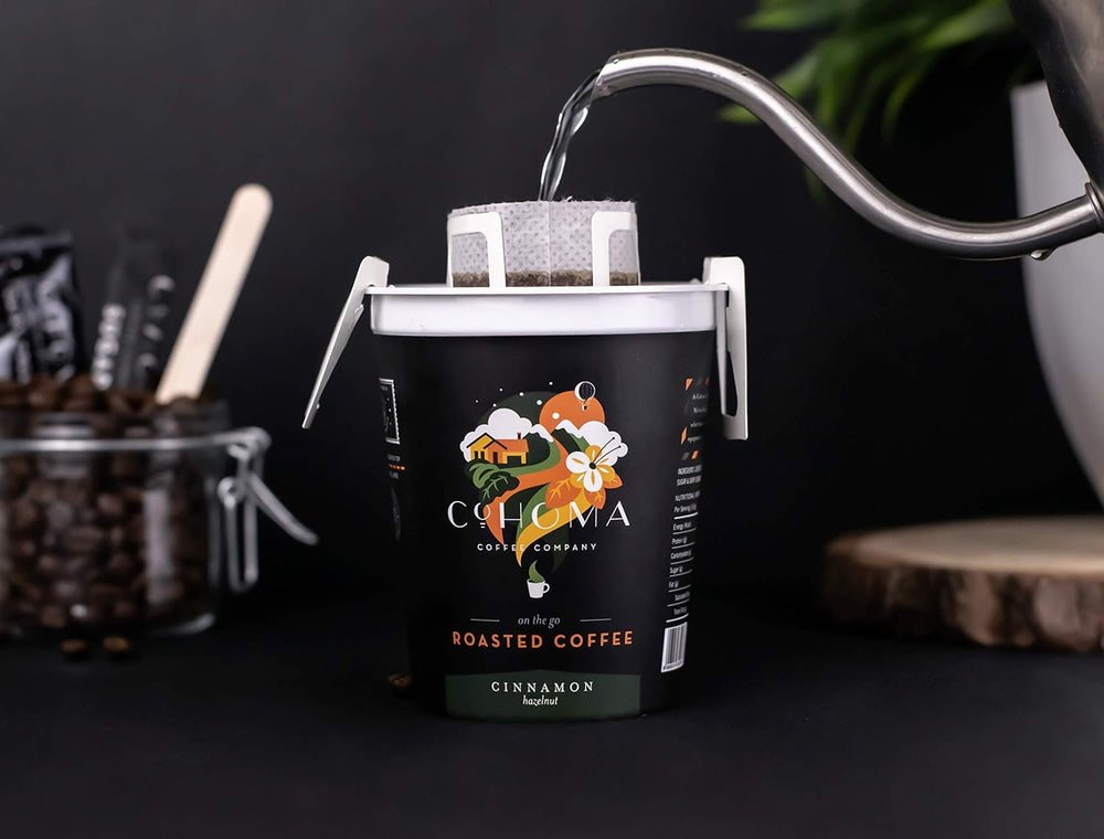 COHOMA ROASTED COFFEE ON THE GO CINNAMON HAZELNUT 24G - SuperMarcheStore