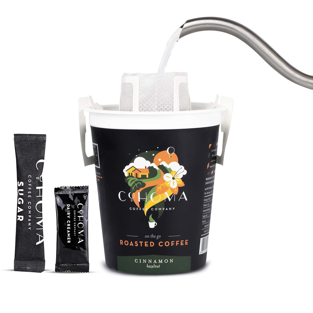 COHOMA ROASTED COFFEE ON THE GO CINNAMON HAZELNUT 24G - SuperMarcheStore