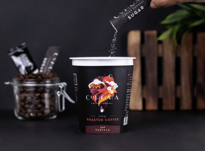 COHOMA ROASTED COFFEE ON THE GO FRENCH VANILA 24G - SuperMarcheStore