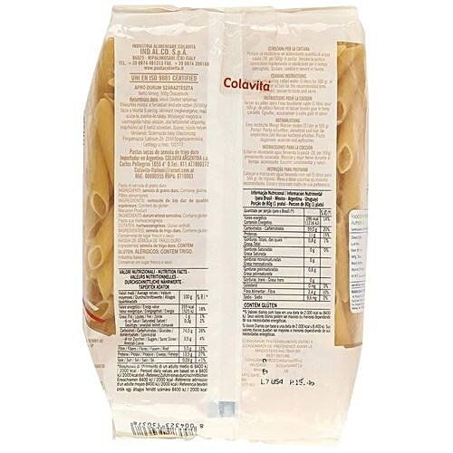 COL PASTA PENNE 37B BIO 500G - SuperMarcheStore