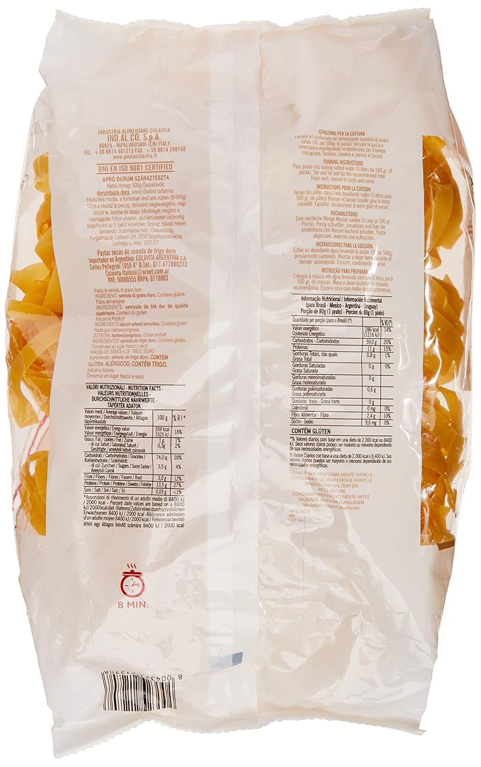 COLAVITA PASTA PAPPARDELLE 270 500G - SuperMarcheStore