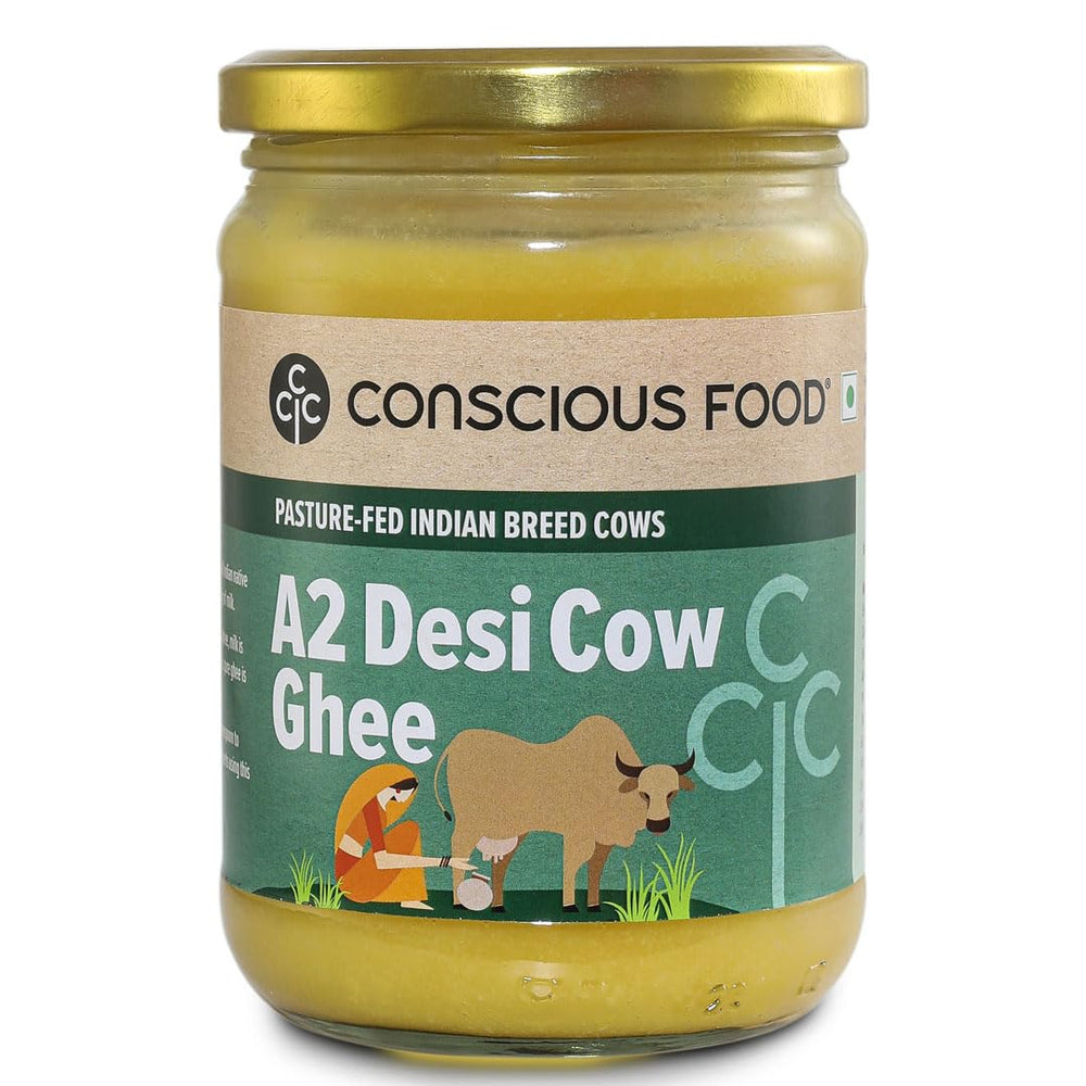 CONSCIOUS FOOD A2 DESI COW GHEE 500 ML - SuperMarcheStore