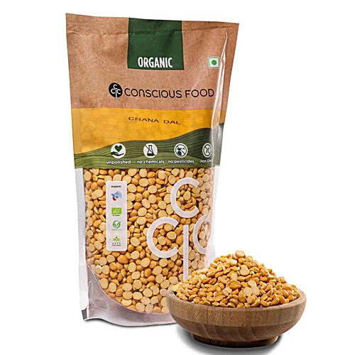 CONSCIOUS FOOD CHANA DAL 500G - SuperMarcheStore