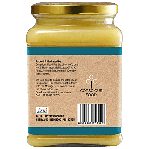 CONSCIOUS FOOD COW GHEE GIR NTRL JR 500M - SuperMarcheStore