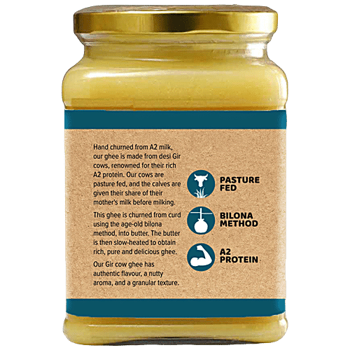 CONSCIOUS FOOD COW GHEE GIR NTRL JR 500M - SuperMarcheStore