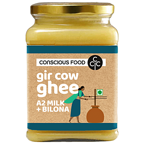 CONSCIOUS FOOD COW GHEE GIR NTRL JR 500M - SuperMarcheStore