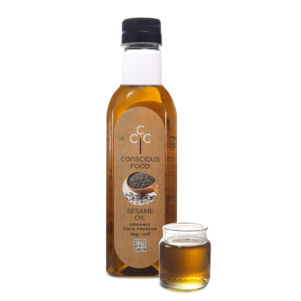 CONSCIOUS FOOD SEASAME OIL ORGN BT 500ml - SuperMarcheStore