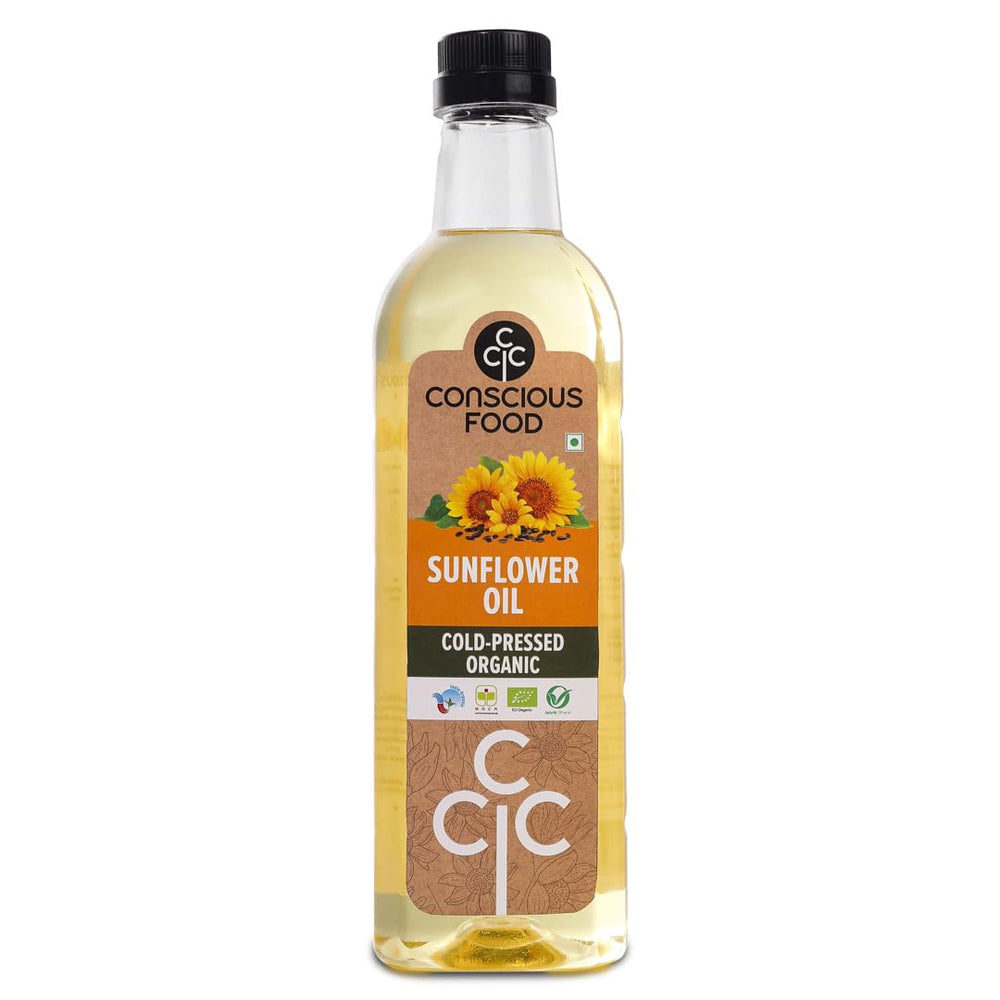 CONSCIOUS FOOD SUNFLOWER OIL COLD PRESSED 1 LTR - SuperMarcheStore