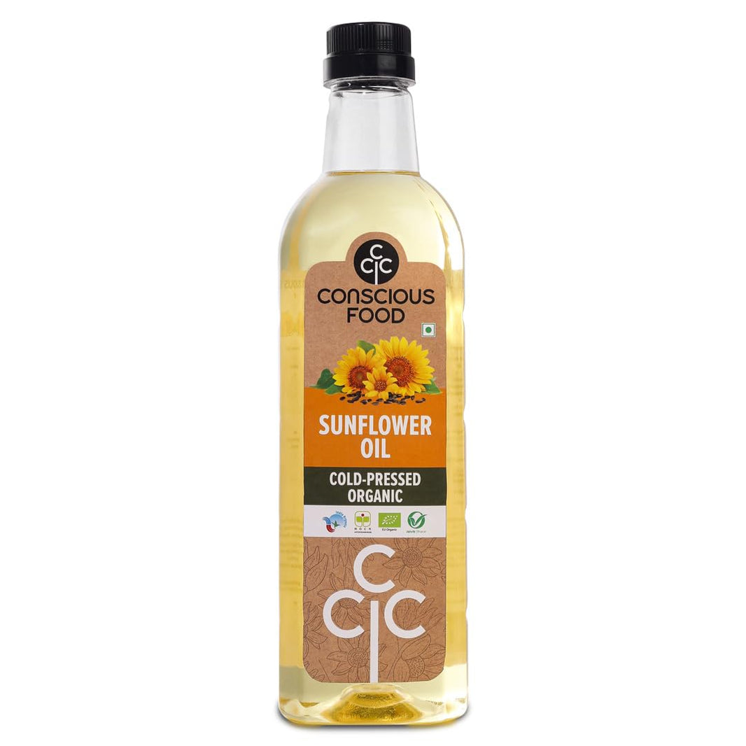 CONSCIOUS FOOD SUNFLOWER OIL COLD PRESSED 1 LTR - SuperMarcheStore