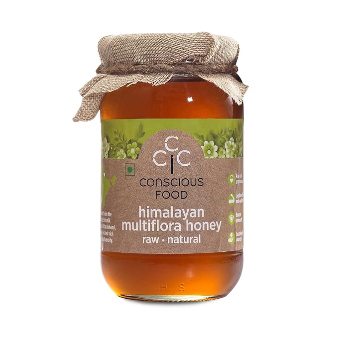 CONSIOUS FOOD HIMALAYAN MULTIFLORA HONEY RAW+NATURAL 500 GM - SuperMarcheStore