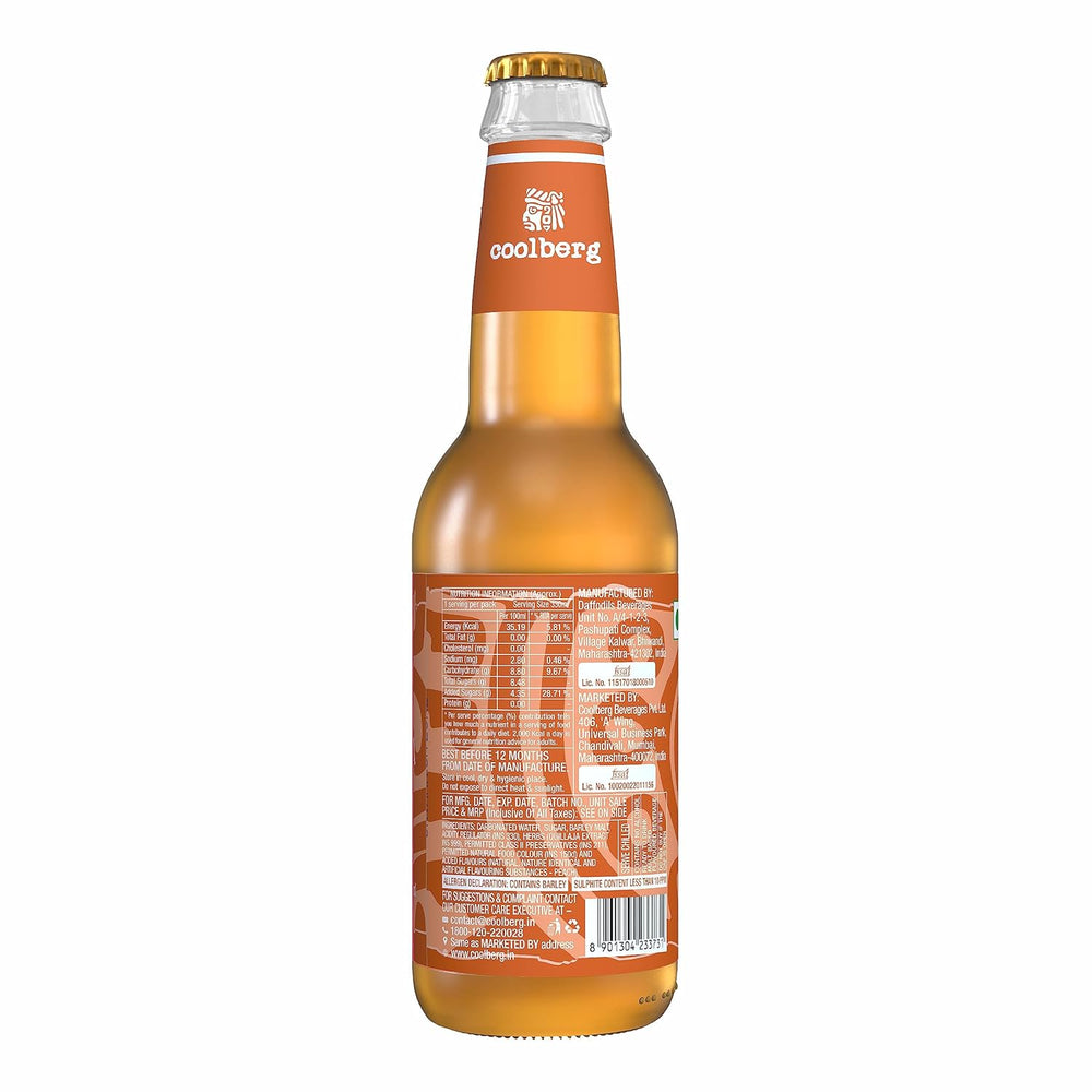 COOLBERG PEACH BEER NON - ALCOHLIC 330ML - SuperMarcheStore