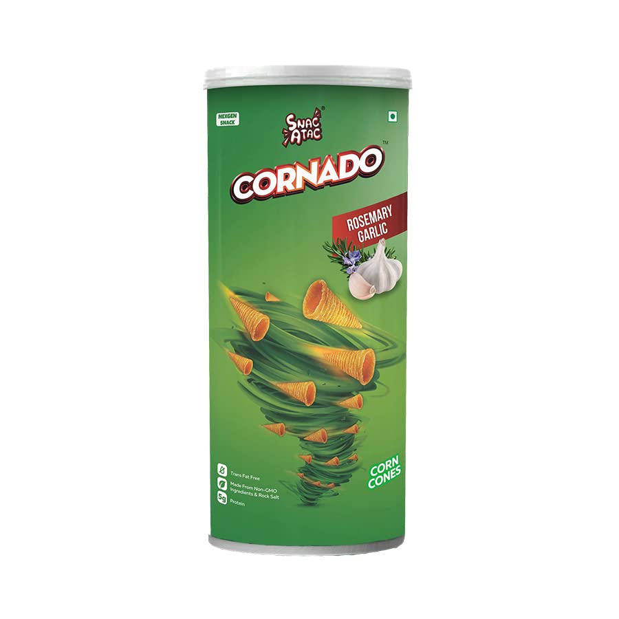 CORNADO CORN CONES ROSEMARY GARLIC 60 GM - SuperMarcheStore