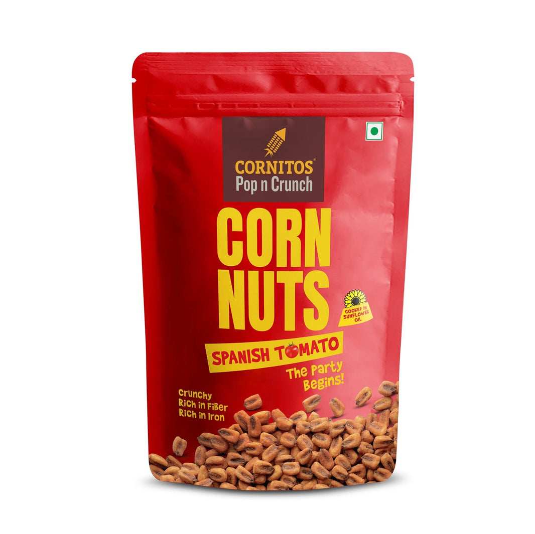 CORNITOS POP & CRUNCH CORNITOS NUTS SPANISH TOMATO 150GM - SuperMarcheStore