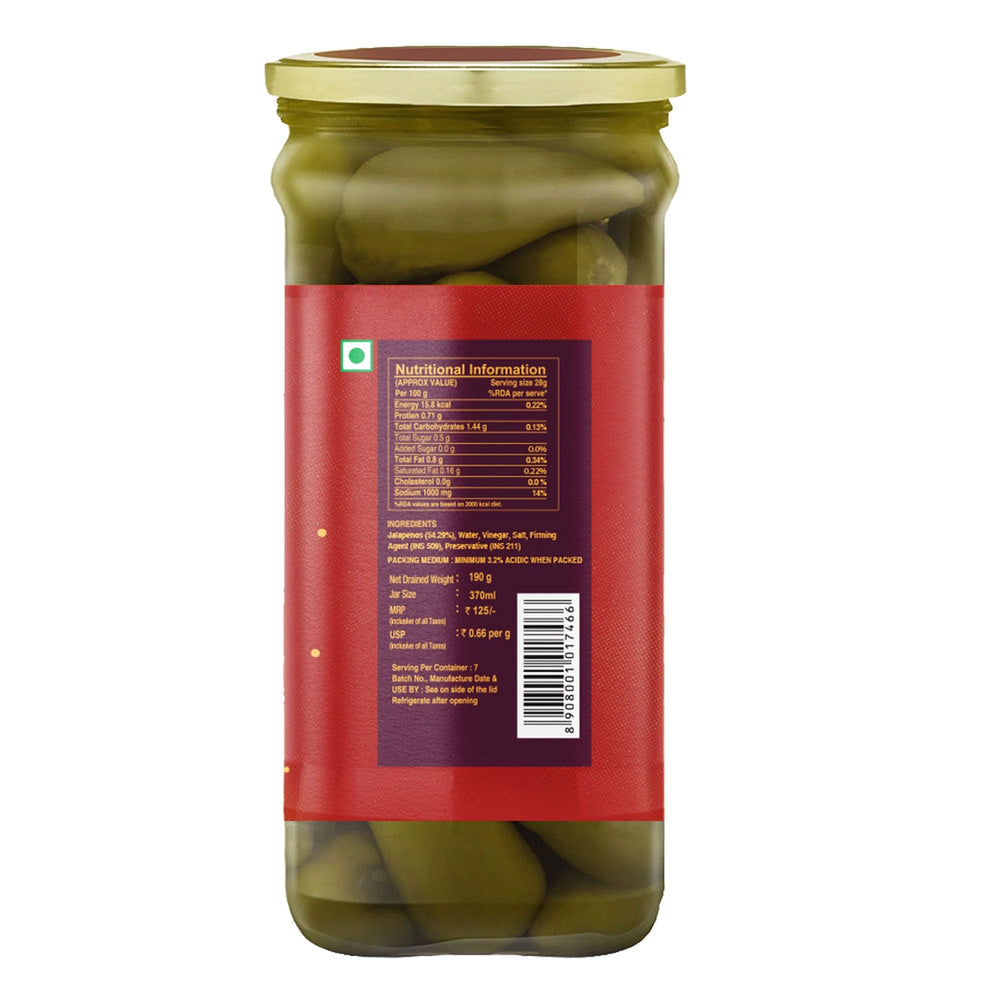 CORNITOS WHOLE JALAPENO PEPPERS 375ML - SuperMarcheStore