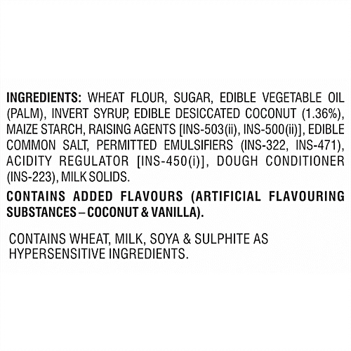 CREAMICA COCONUT COOKIES 185 GM - SuperMarcheStore