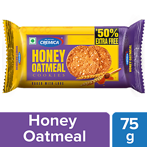 CREMIA HONEY OATMEAL COOKIES 75G - SuperMarcheStore