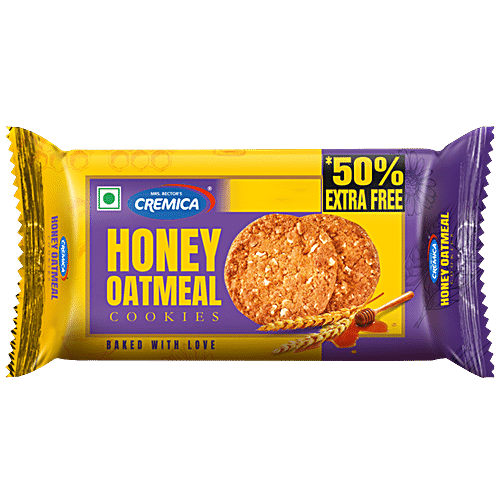 CREMIA HONEY OATMEAL COOKIES 75G - SuperMarcheStore