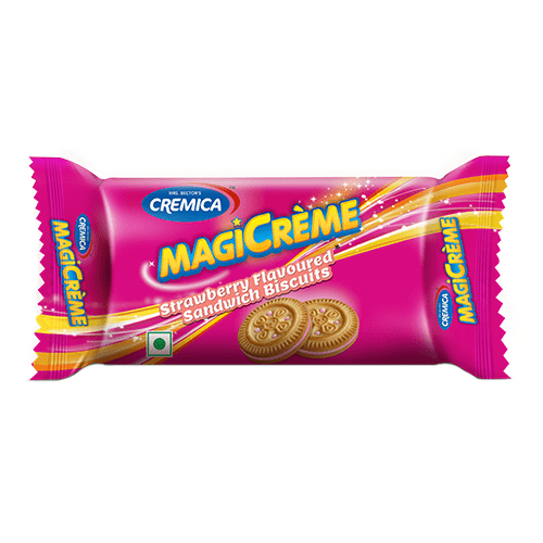 CREMICA STRAWBERRY FLAVOURED SANDWICH BISCUITS - SuperMarcheStore