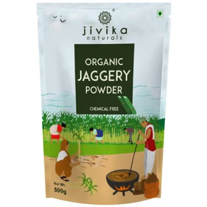 JIVIKA ORG JAGGERY POWDER 500 GM